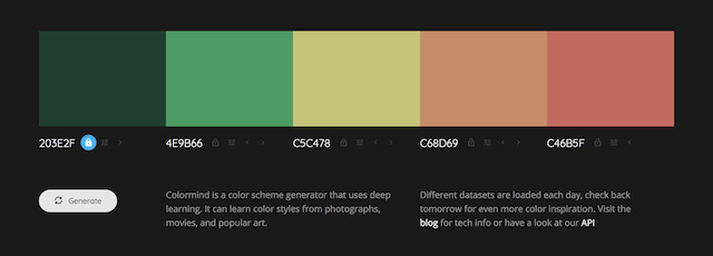 Colormind ロック例