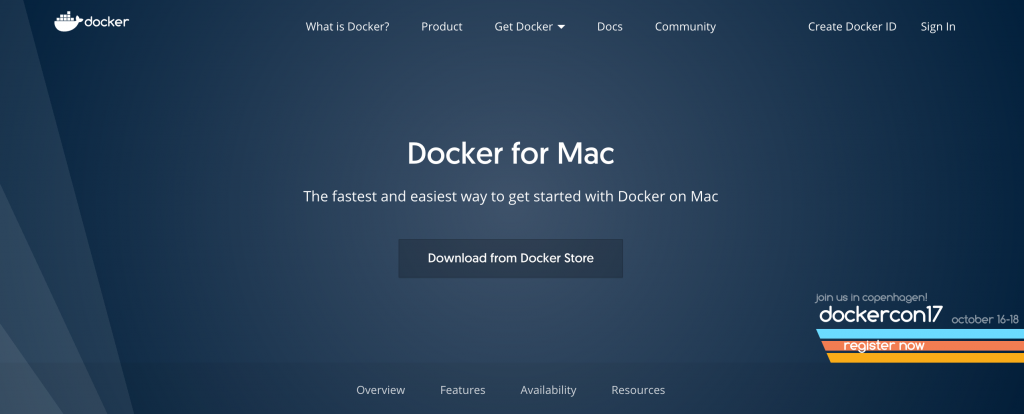 Docker for Mac トップ