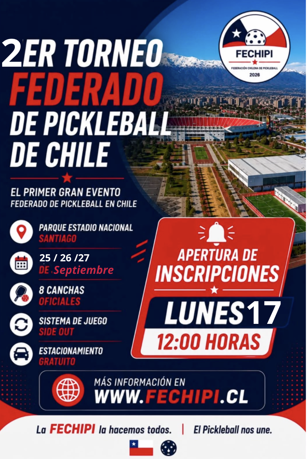 Segundo Torneo Federado de Pickleball