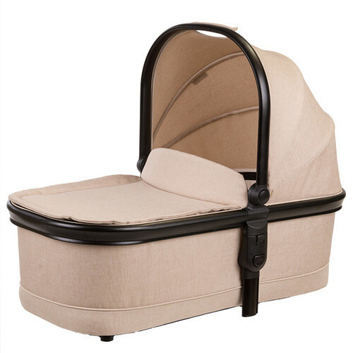 עגלה Satellite דו - כיוונית BabySafe צבע בז + מתאמים לסלקל מתנה בייבי סייף