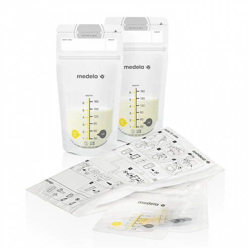 שקיות לאחסון חלב מארז 50 יחידות מדלה Madela