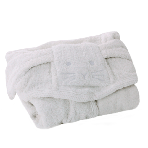 חלוק רחצה לילדים צבע לבן MINENE מיננה