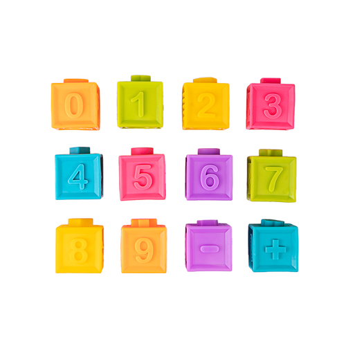 סט 12 קוביות רכות ספארק טויס