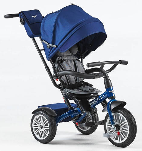 תלת אופן 6 ב 1 מהדורה מוגבלת bentley צבע כחול קיופליי QPLAY
