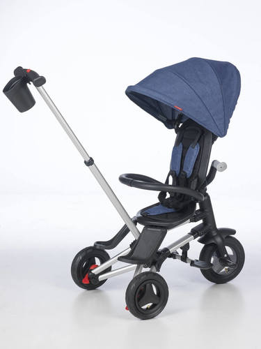 תלת אופן עם מושב מסתובב 360 Nova Plus Begs צבע כחול קיופליי QPLAY
