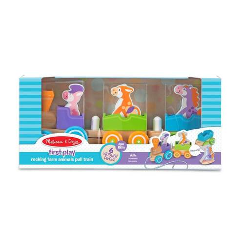 רכבת חיות לפעוטות MELISSA&DOUG מליסה ודאג