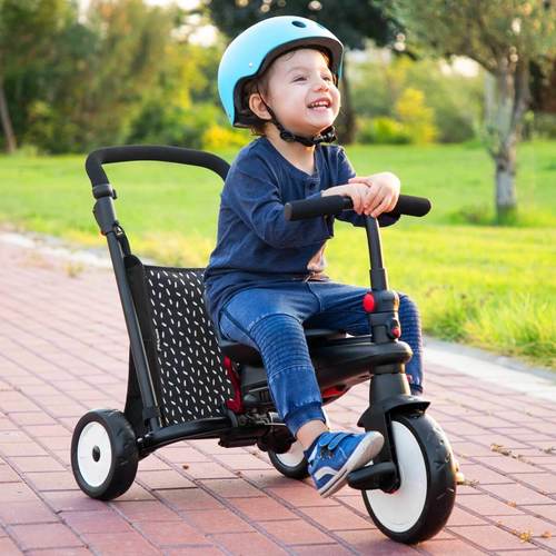 תלת אופן STR 5 שחור נקודות סמארטרייק SMARTRIKE