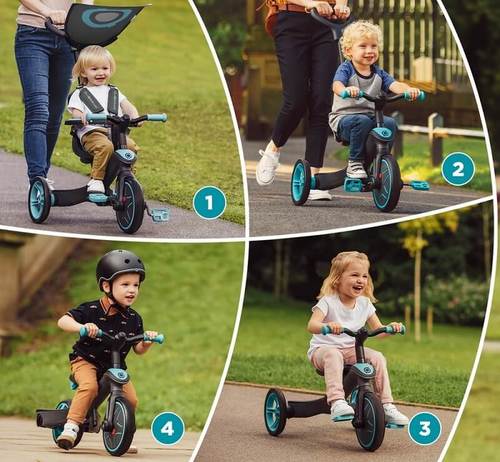 תלת אופן EXPLORER אקספלור 4ב-1 צבע אדום GLOBBER גלובר 