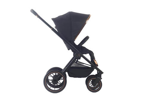 עגלת תינוק סיילו פרו CIELO PRO XXL-Rose gold Black שחור רוז גולד ספורט ליין