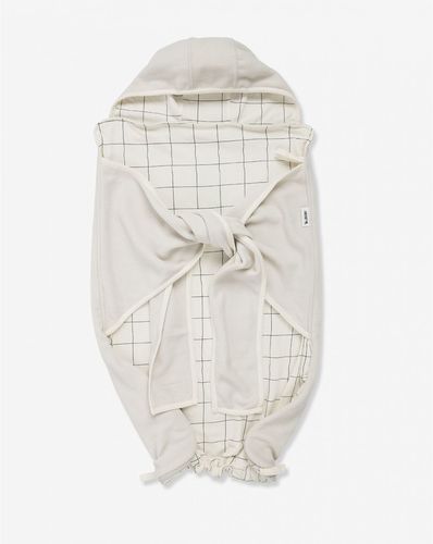 שמיכת מנשא פליז שמנת מלאנז' MINENE מיננה