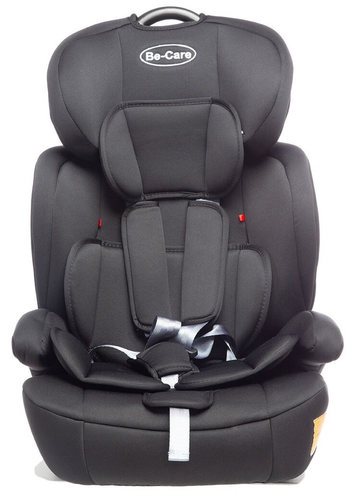 כסא בטיחות משולב בוסטר עם חיבור ISOFIX צבע שחור BE CARE