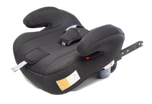כסא בטיחות משולב בוסטר עם חיבור ISOFIX צבע שחור BE CARE