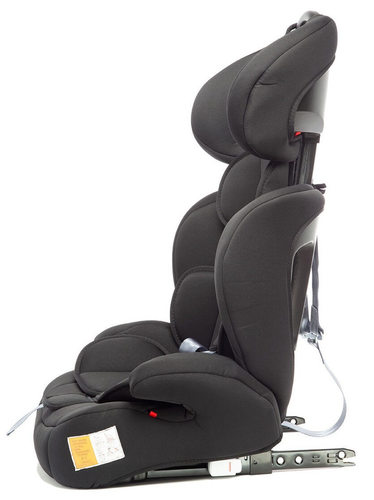 כסא בטיחות משולב בוסטר עם חיבור ISOFIX צבע שחור BE CARE