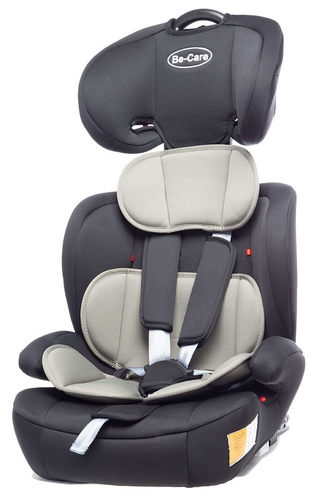 כסא בטיחות משולב בוסטר עם חיבור ISOFIX צבע שחור BE CARE