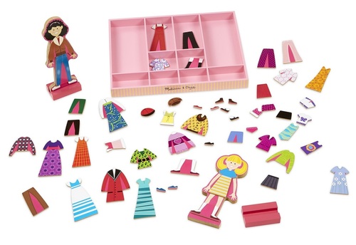 משחק הלבשה מגנטי כפול אבי ואמה Melissa&Doug מליסה ודאג