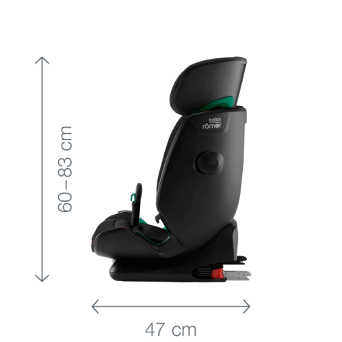 כיסא בטיחות משולב בוסטר Advansafix i-Size צבע Storm Grey אפור BRITAX ברייטקס