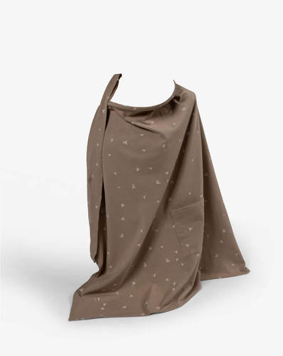 סינר הנקה עם קשת חום 23 MINENE מיננה