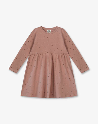 שמלה מסתובבת 2023 חום מודפס MINENE מיננה