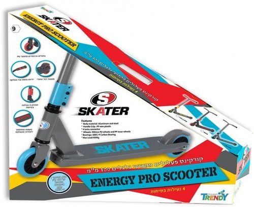 קורקינט PRO SCOOTER מקצועי צבע כחול SKATER