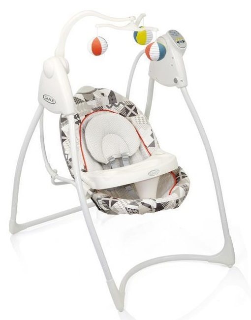 נדנדה חשמלית לתינוק Lovin Hug עם 6 מהירויות נדנוד ושנאי