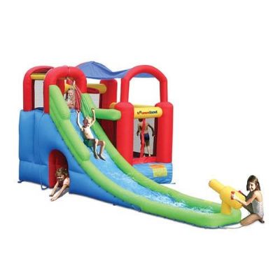 מתנפח ג'ימבורי מגה מגלשה תותח מים ומקפצה גידי טויס