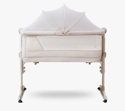 עריסת תינוק מתקפלת הופכת ללול דגם משי עם מצבי גובה דופן נפתחת ותיק נשיאה