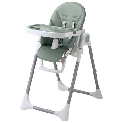 כסא אוכל לתינוק מצבים משתנים וריפוד דמוי עור דגם Anice