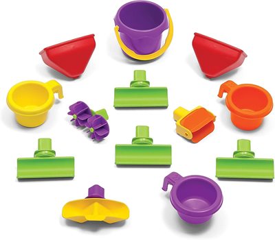 פינת פעילות מפל מים דו-צדדי עם 13 אביזרי משחק STEP2