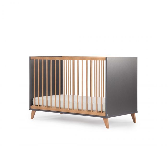 מיטת תינוק יוניברס גרפיט 120 ס"מ