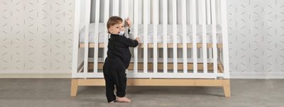 מיטת תינוק – ריי לבנה וטבעי רהיטי סגל