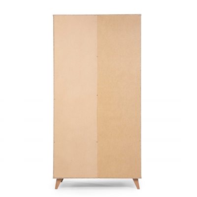 ארון קוסמו 2 דלתות גרפיט