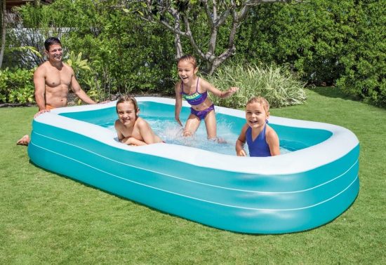 בריכה מלבנית מתנפחת בגודל INTEX 58484 305X183