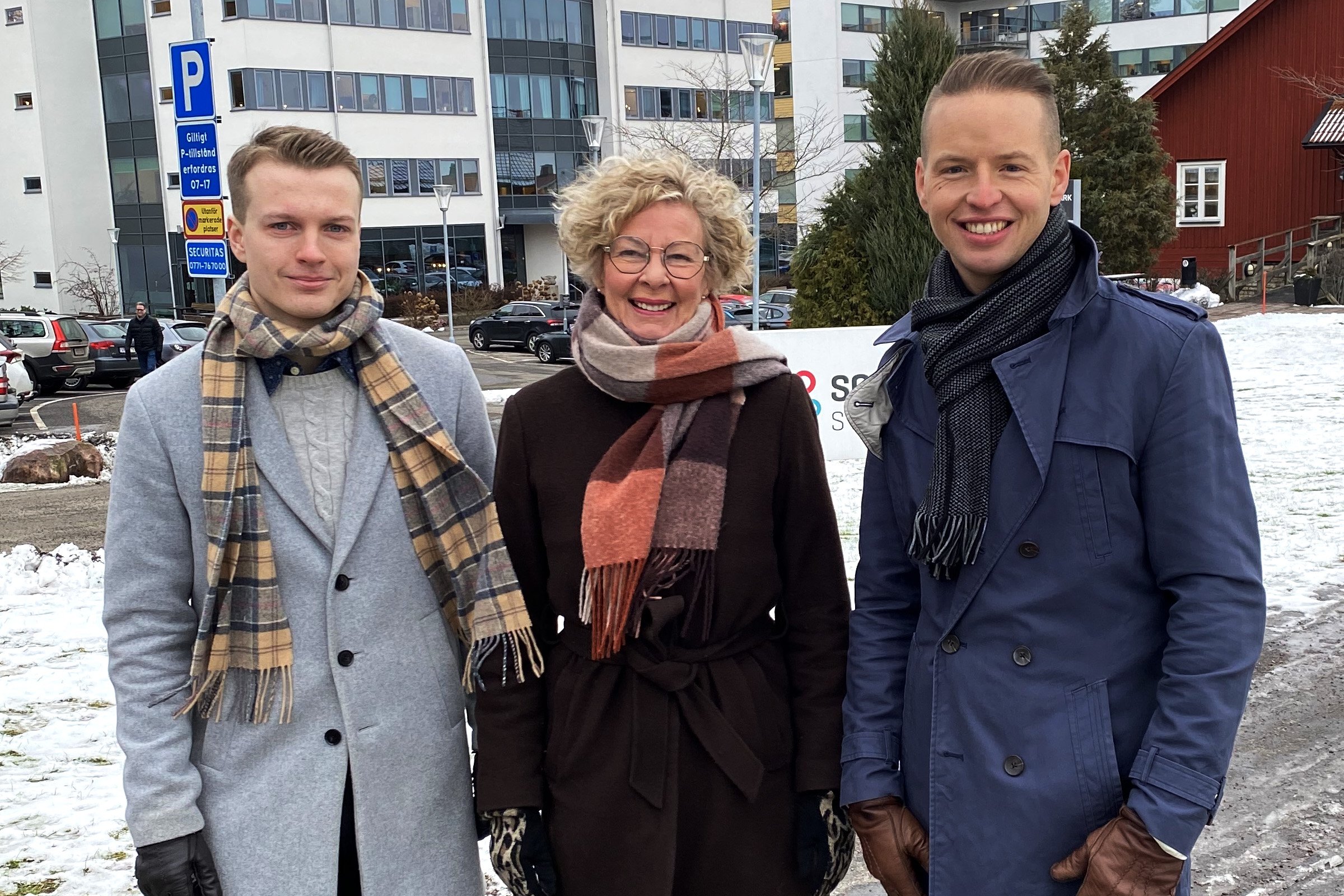 Skaraborg Invest och Force HT – FV Arvid Karlsson, Christina Helenius och Pär Gustavsson