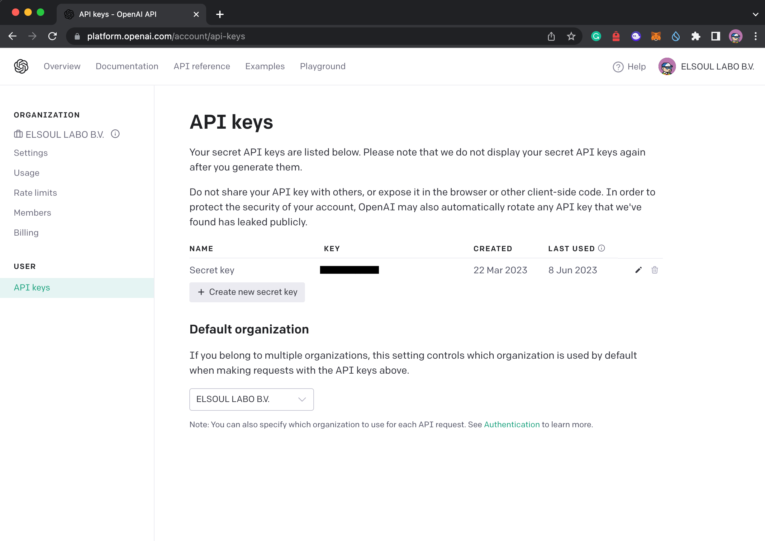 OpenAI ChatGPT API