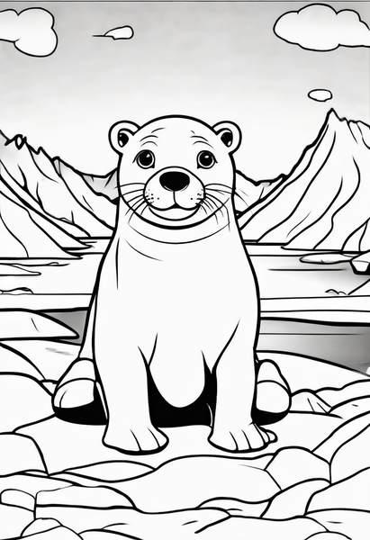 Seal in Glacier