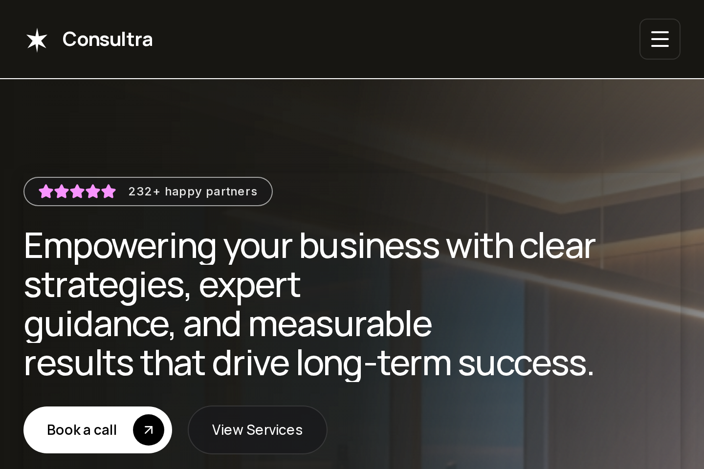 Consultra — Consulting & Business template preview