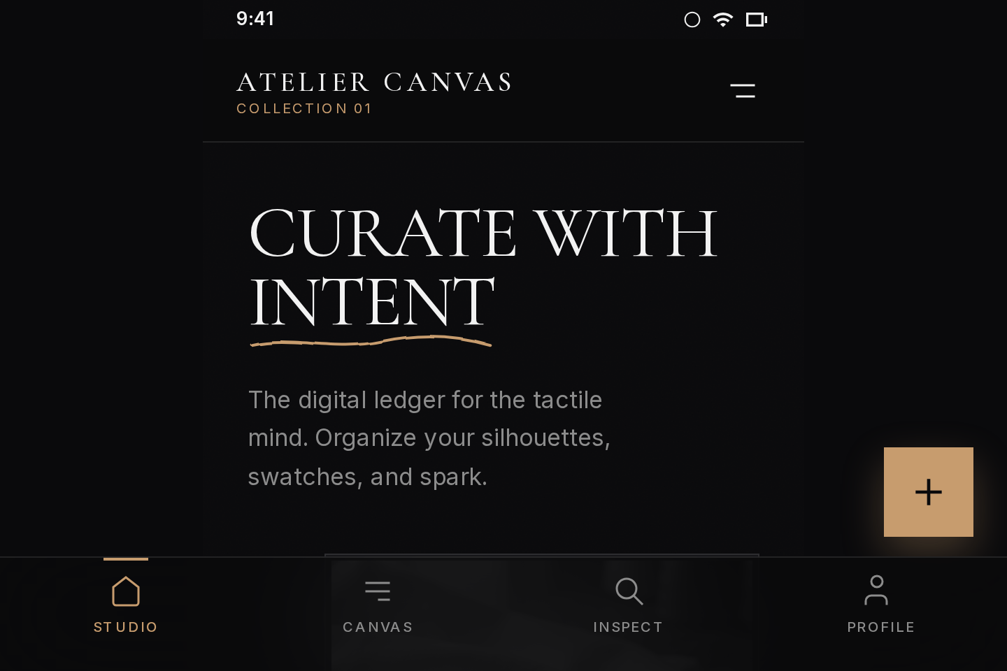 Atelier Canvas — The Digital Ledger for Tactile Minds template preview