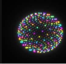 Clickable thumbnail of fibonacci-sphere shader example