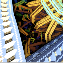 Clickable thumbnail of kaleidoscope shader example