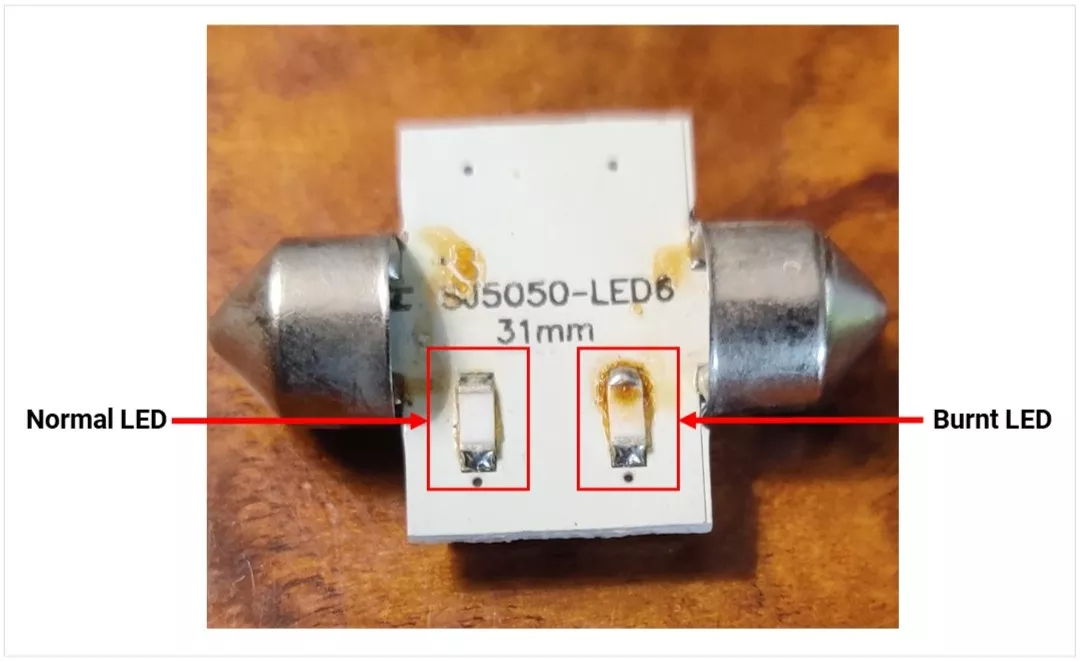 Normar-vs-burnt-LEDs