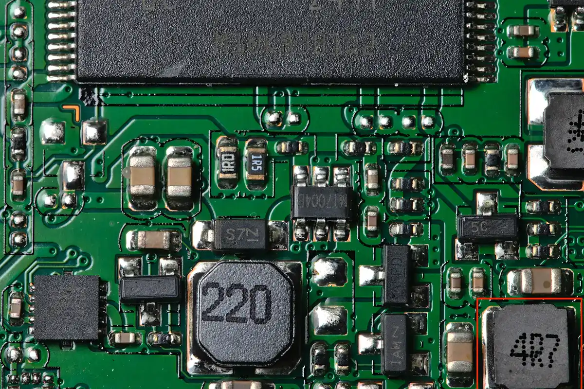 Image of pcb highlighiting the component