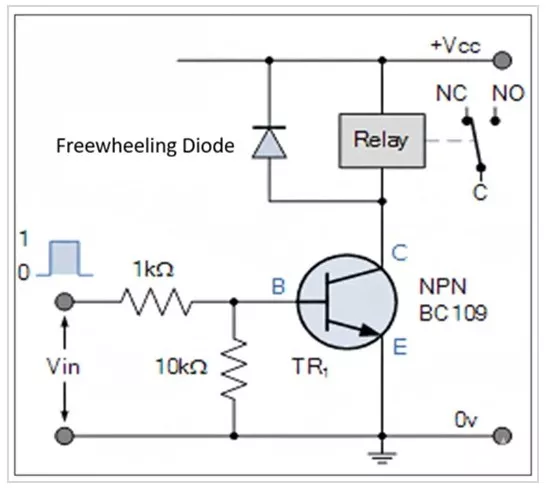 Transistor-Relay-Driver-Circuit