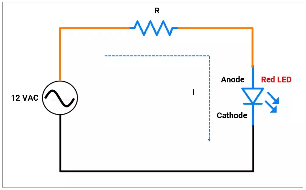 Red-LED-AC-circuit