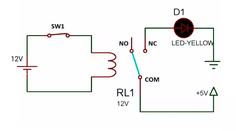 NO-relay-circuit
