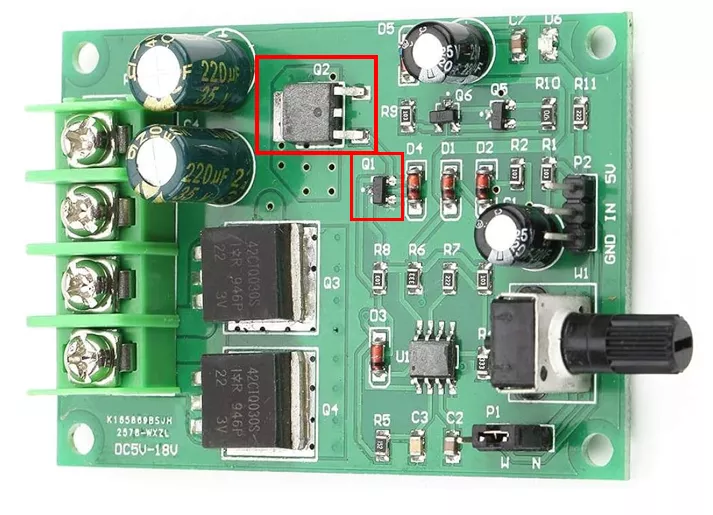Transistor-silkscreen-notation