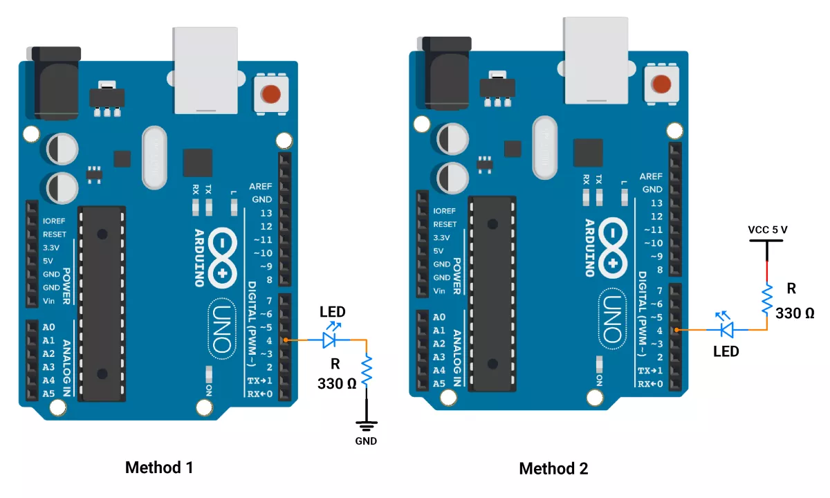 Arduino-LED-interfacing-circuit
