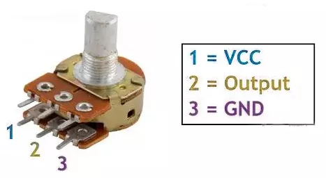 Potentiometer-pinout