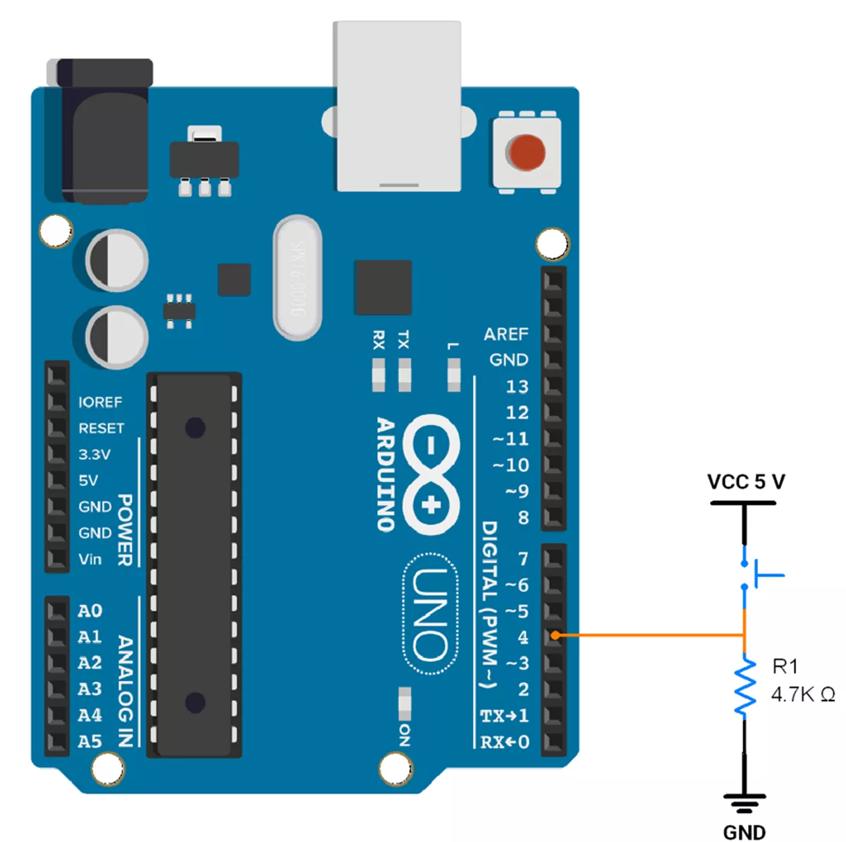 Arduino-Switch-Pulldown-Circuit