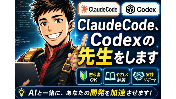 あなたの目的に合ったClaude・Codex個別指導