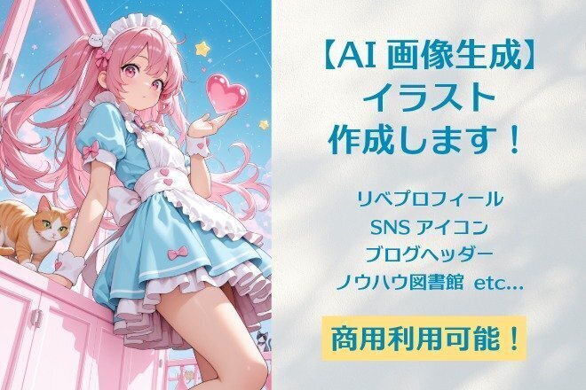 【AI画像生成】アニメ・マンガ調のイラストを作成します！